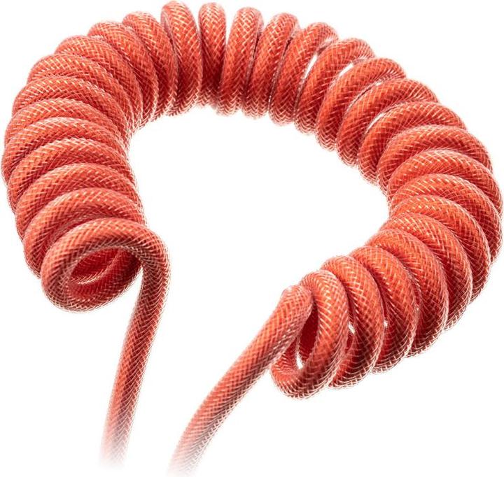 Actual product image Ducky Premicord Strawberry Frog Spiral Cable, USB Type C to Type A - 1.8m (1.80 m, USB 2.0)