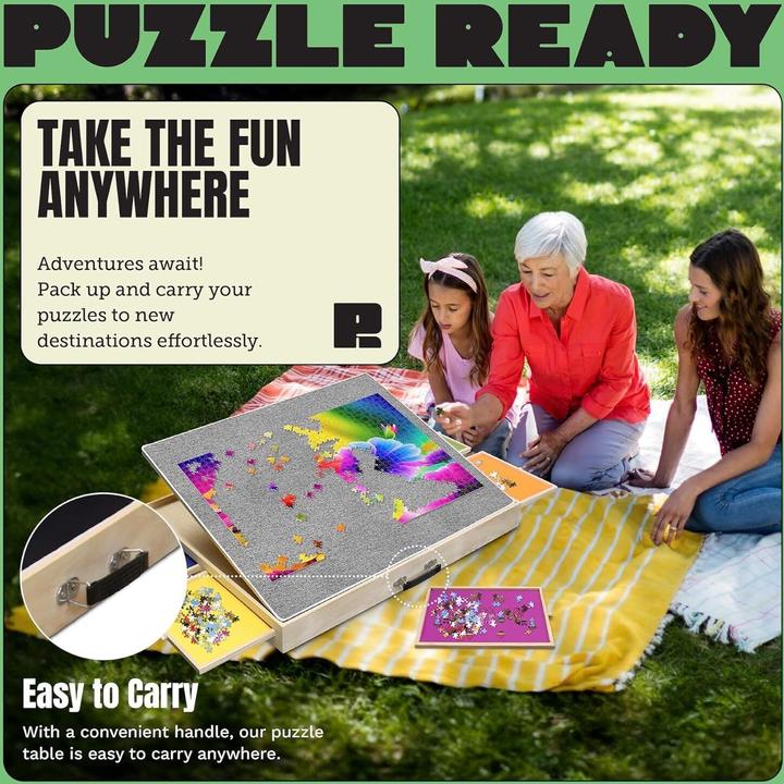 Actual product image Puzzle Ready Puzzle board with tilt function (1500 pieces)
