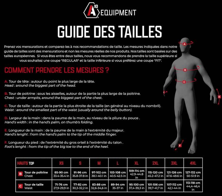 Actual product image A10 Fighter (XXL)