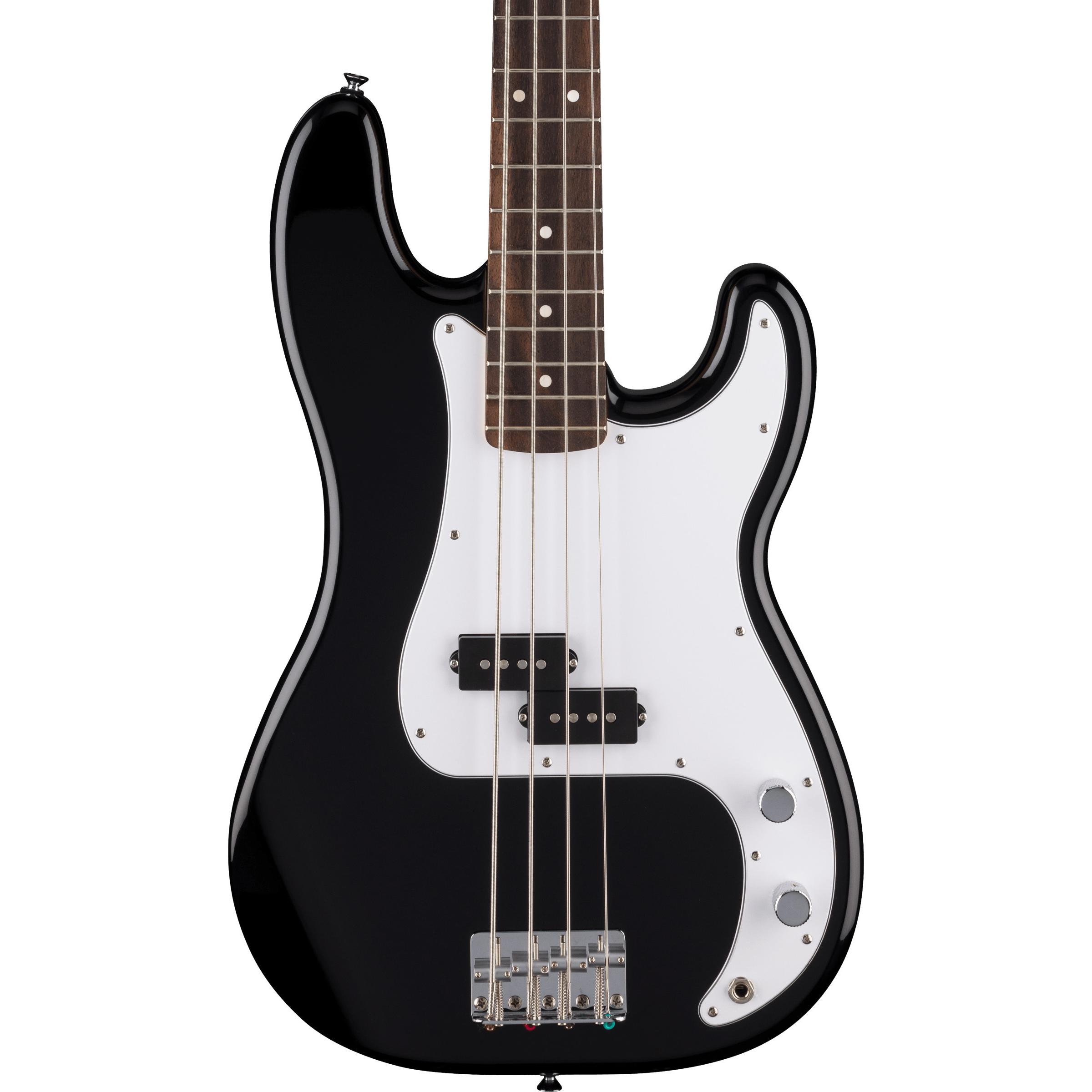 Fender Standard Precision Bass IL Black elektrische basgitaar (0266640506) (Basso elettrico, Acero, Ontano, Palissandro), Chitarra, Nero
