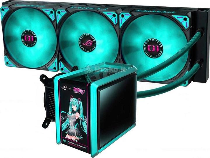 Actual product image ASUS Wak Rog Ryuo Iv Slc 360 Argb Miku