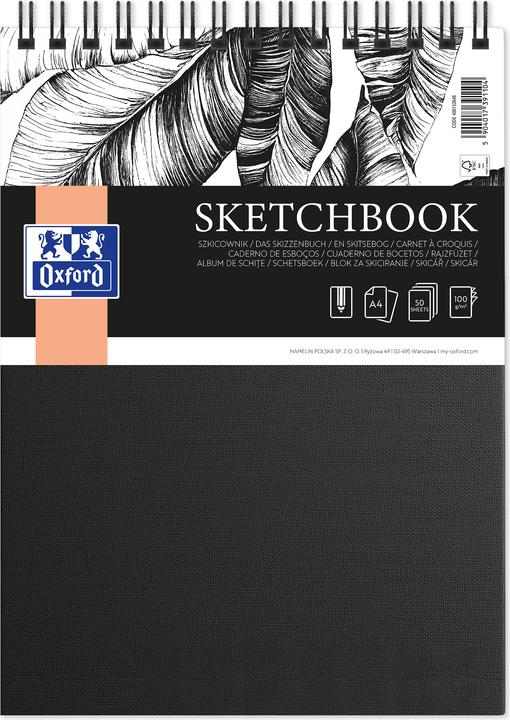 Produktbild Oxford Skizzenbuch (A4, Blanko, Weicher Einband)