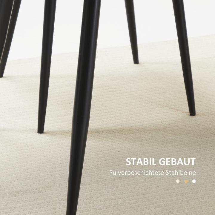Produktbild Homcom Esstisch mit Stahlbeinen