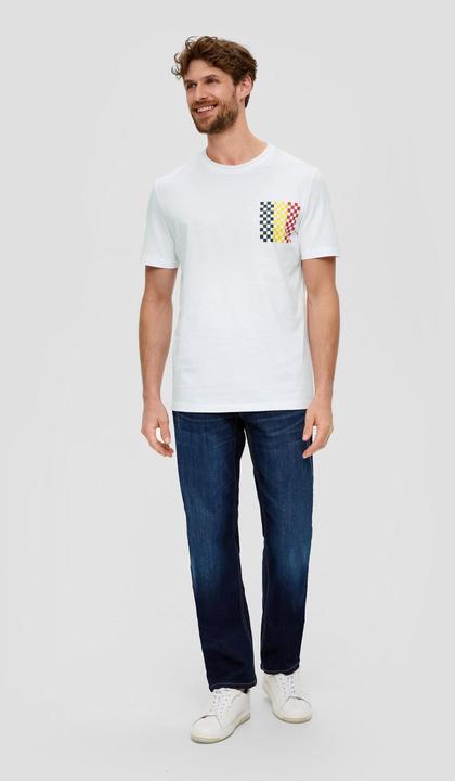 Immagine prodotto S.Oliver T-Shirt Unisex Baumwoll-T-Shirt mit EM-Print (L)