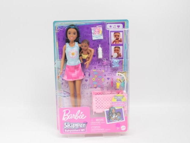 Actual product image Barbie Skipper Babysitter Nanna with Black and Blue Hair