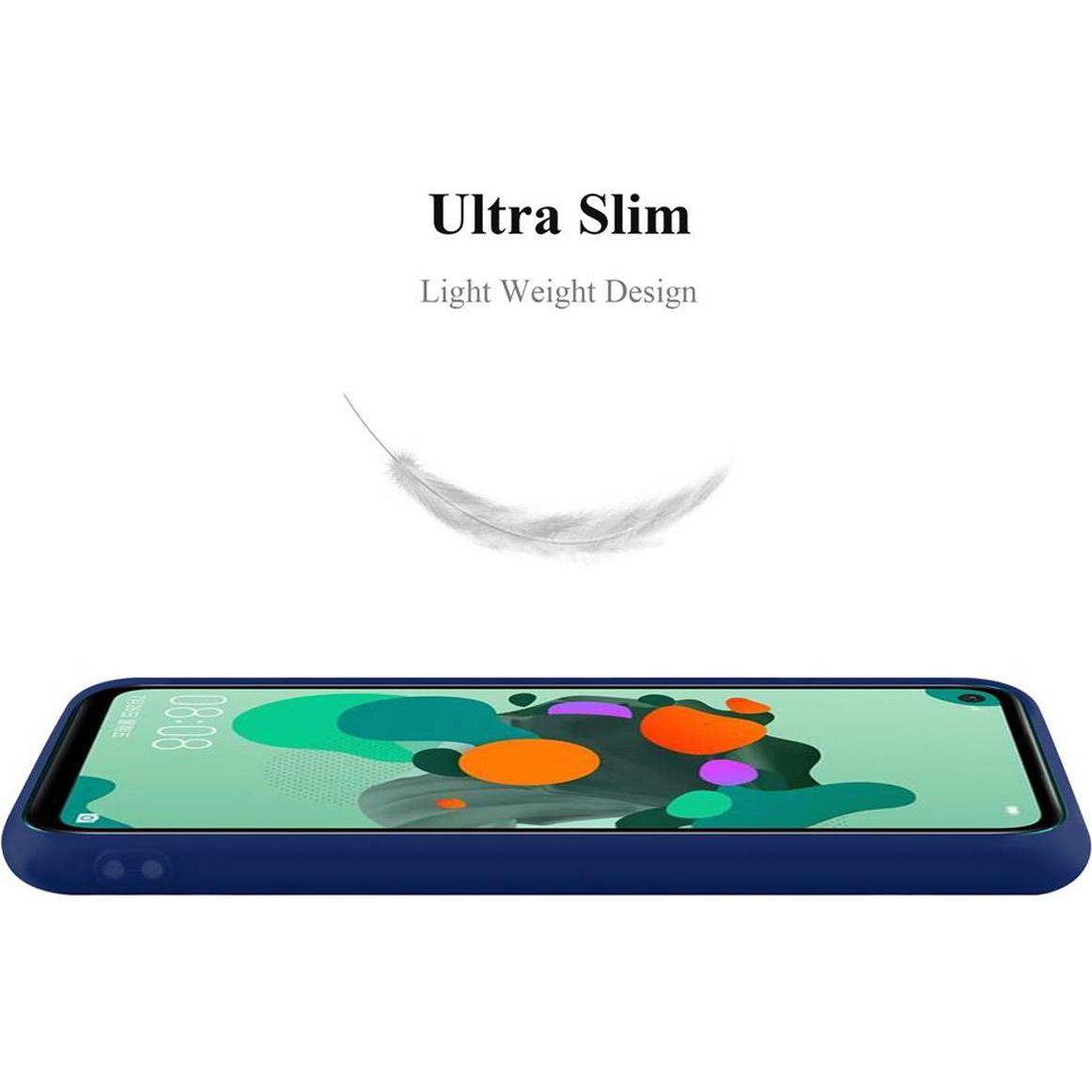 Thumbnail - Cadorabo TPU Candy Cover (Huawei Mate 30 Lite), Smartphone Hülle, Blau