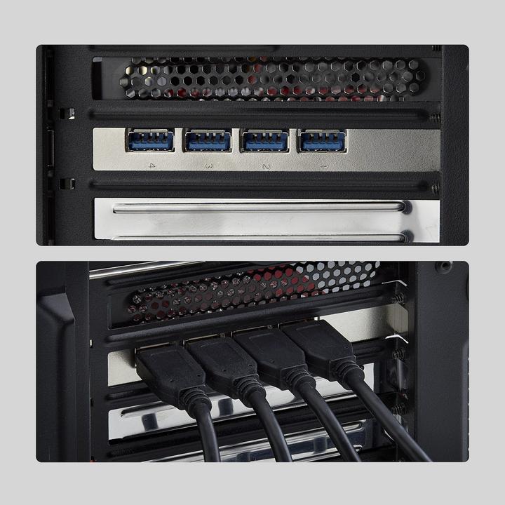 Productafbeelding StarTech 4-PORT USB-A 10GBPS PCIE CARD. NMS NS INT