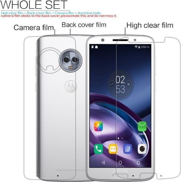 Actual product image Nillkin Super Clear Series Protective Film (1 Piece, Motorola Moto G6)