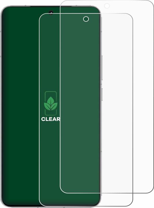 Produktbild ScreenLeaf Schutzfolie nachhaltiger Displayschutz Displayschutzfolie Folie Klar Transparent (2 Stück, Vivo IQOO)