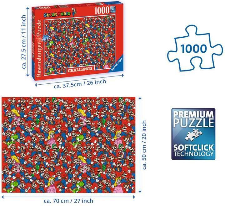 Immagine prodotto Ravensburger Challenge Super Mario (1000 pezzi)