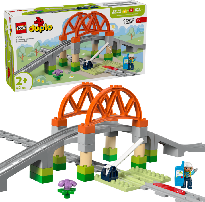 Image du produit LEGO Pont ferroviaire et rails - Kit d'extension (10426)