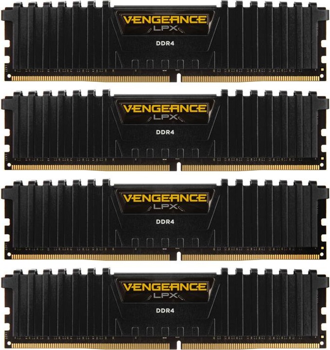 Productafbeelding Corsair Vengeance LPX (4 x 8GB, 2666 MHz, DDR4 RAM, DIMM 288 pin)