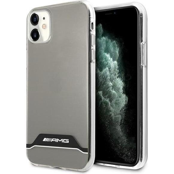 Mercedes AMG AMHCN61TCBW iPhone 11 6,1 Zoll Klar (Apple iPhone 11), Smartphone Hülle, Transparent