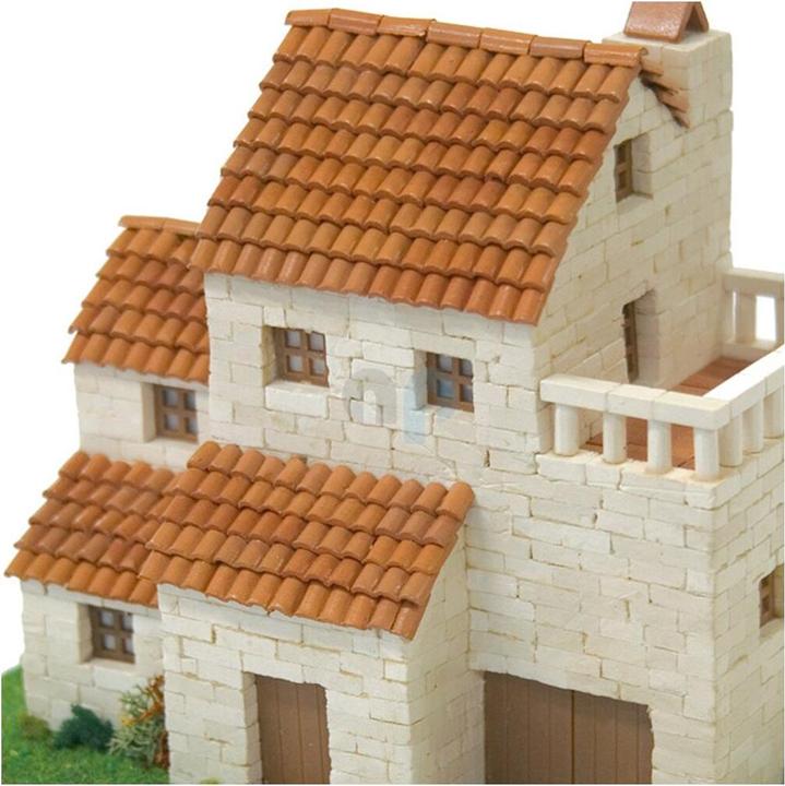 Produktbild Block Cuit. 3D Keramik-Modelbausatz -Mediteranes Landhaus 3 (26 x 14 x 22 cm)