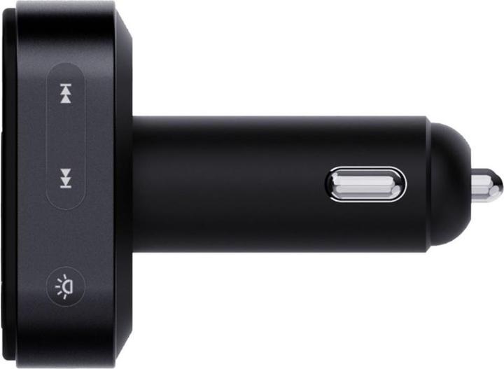 Actual product image Porodo Bluetooth FM transmitter with voice command - Black