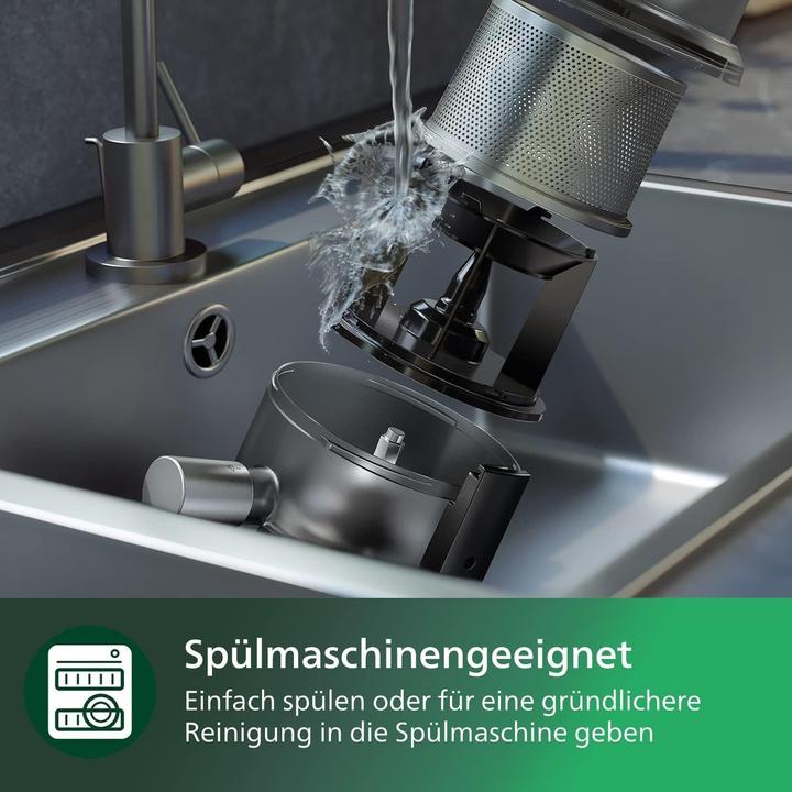 Productafbeelding Philips HR3770/10 High Speed Blender met sapfunctie, zwart (1500 W)