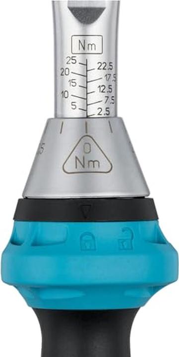Produktbild HAZET Drehmomentschlüssel 5108-3CT ∙ Nm min-max: 2.5 - 25 Nm ∙ Toleranz: 3% ∙ Vierkant 6,3 mm (1/4 … (1/4", 2.50 Nm, 25 Nm)