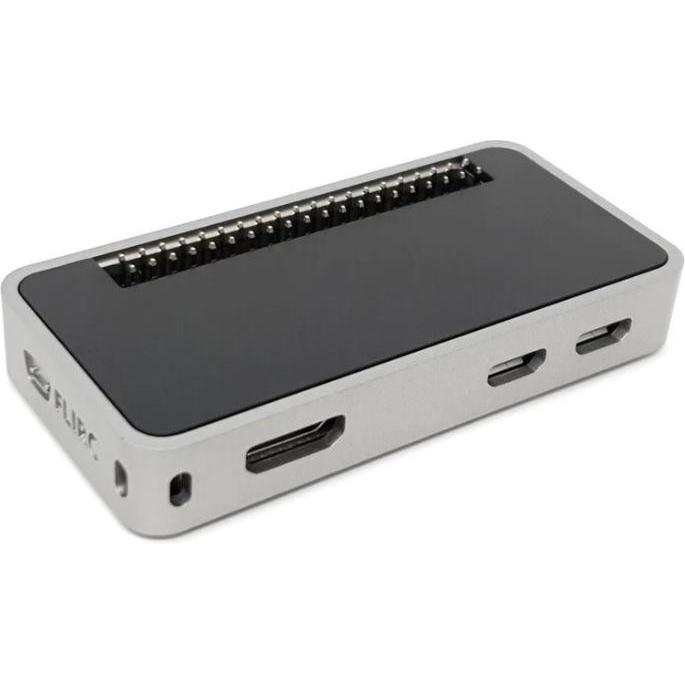 Flirc Raspberry Pi Zero case (Aluminum) (Gehäuse), Elektronikzubehör + Gehäuse, Silber