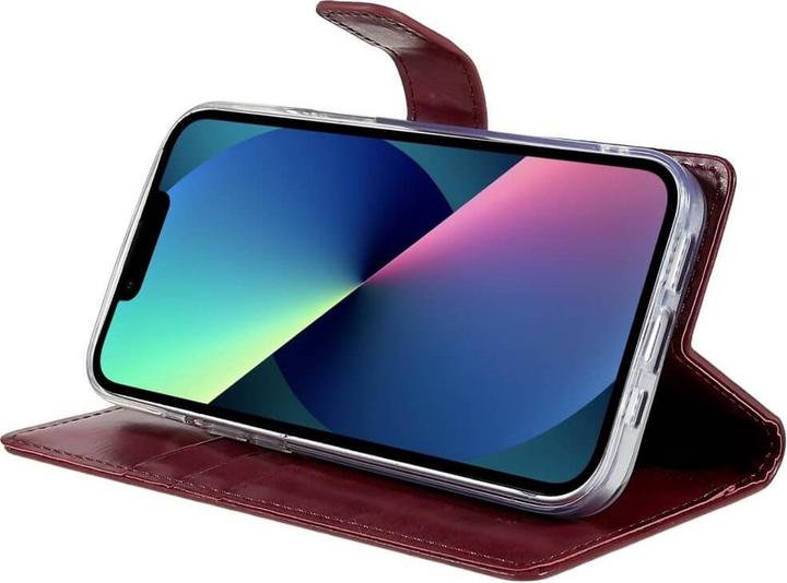 Productafbeelding iPhone 14 Plus - Blue Moon Hoesje Hoesje Wijnrood (Apple iPhone 14 Plus)