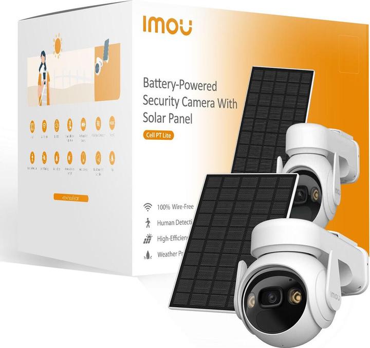 Actual product image Imou Cell PT Lite Kit + Solar Panel (2304 x 1296 Pixels)