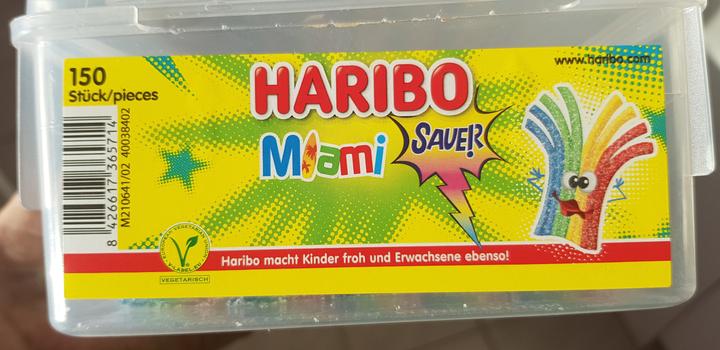 Immagine prodotto Haribo Miami Sour (150 pz., 1125 g)