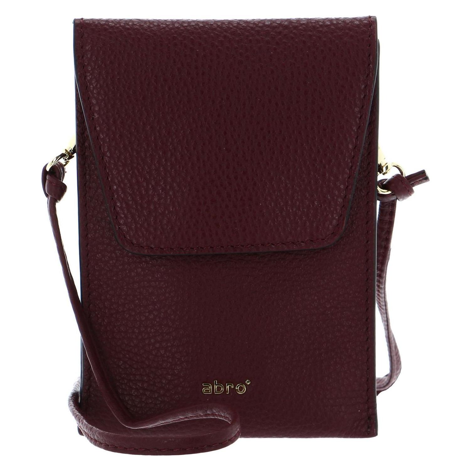 Abro, Damen, Handtasche, Leather Adria Mobile Phone Bag Camilla, Rot