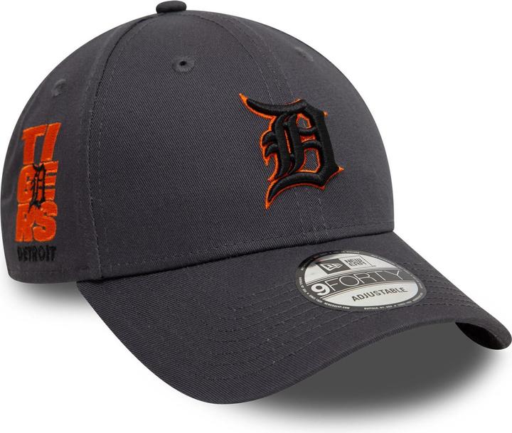 Actual product image New Era 9Forty Strapback Cap - SIDEPATCH Detroit Tigers