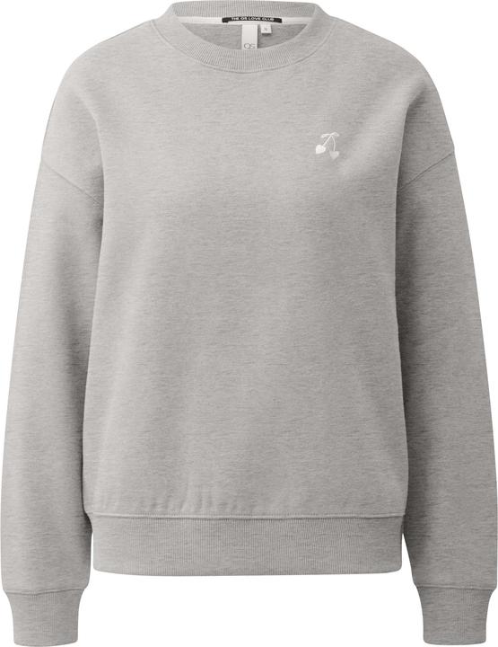 Produktbild s.Oliver Sweatshirt Weiches Sweatshirt mit kleiner Stickerei (M)