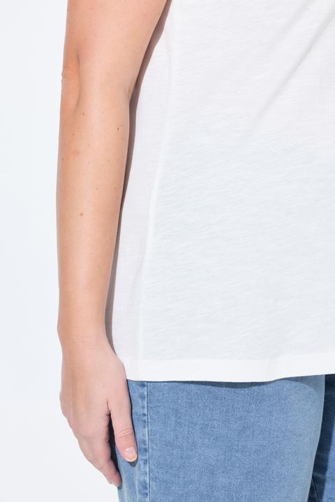 Produktbild Ulla Popken T-Shirt, Mohn-Stickerei, Rundhals, Halbarm (50, 52)