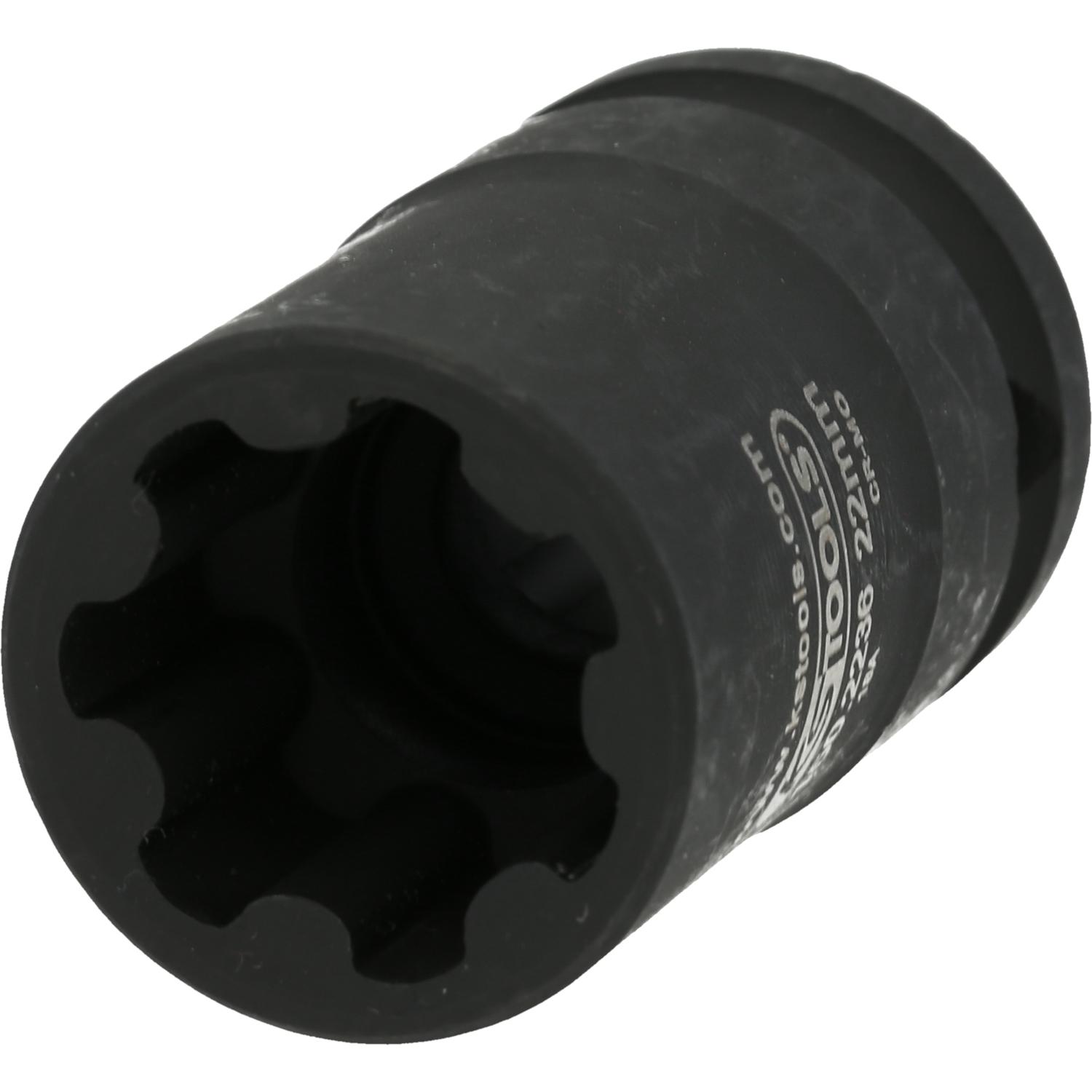KS Tools, Chiave a bussola + esagonale, 150.2236 (22 mm)