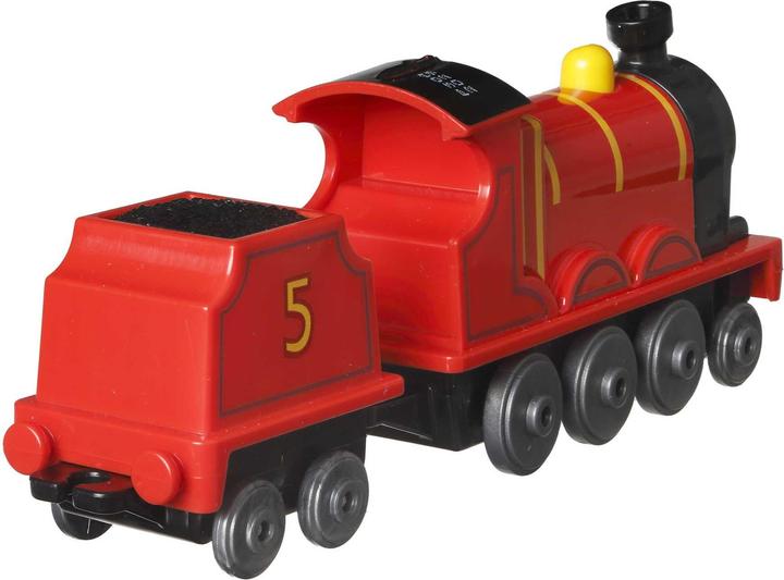 Produktbild Mattel Fisher-Price Thomas & Friends die-cast push-along James toy train engine for preschool kids ages 3+
