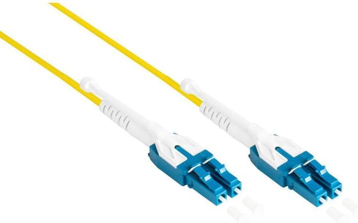 Actual product image Varia SO-37939 - Patch cable fibre optic duplex OS2 (singlemode, 9125) LCLC, UNIBOOT, LSZH, 1m (1 m)