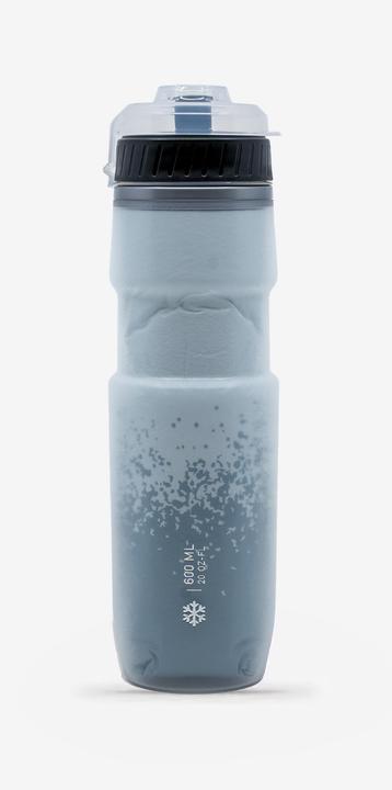 Decathlon Trinkflasche 600 ml flexibel, isoliert - blau (0.60 l)