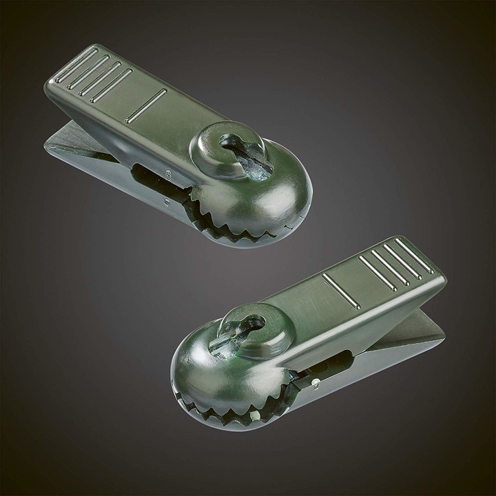 Hellum 983203 Clip di ricambio/per candele E14/verde/per catene da interno ed esterno / 2 pezzi (5 x)