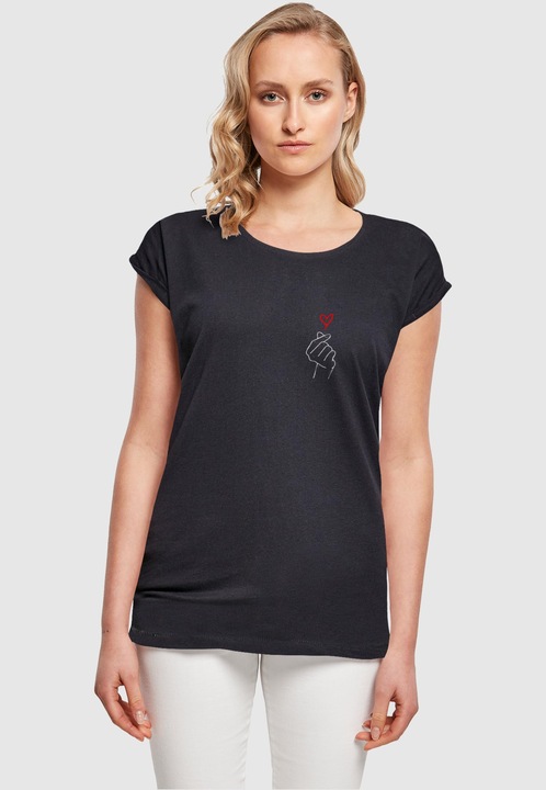 Produktbild Merchcode Ladies K Heart Extended Shoulder Tee - 113383 (XS)