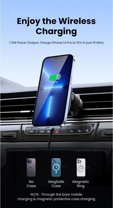 Produktbild Ugreen MagSafe Car charger 2-in-1