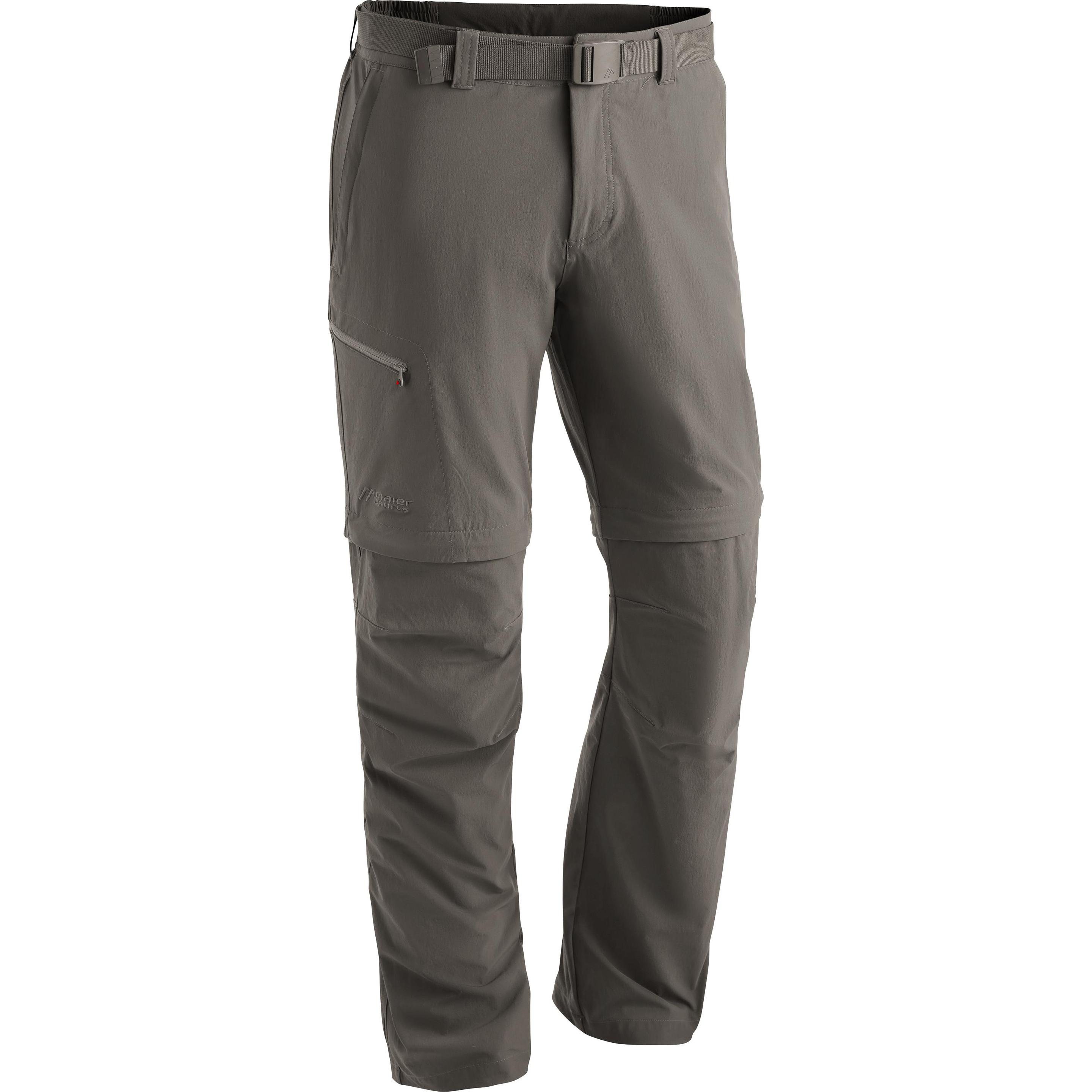 Maier Sports, Herren, Outdoorhose, Tajo 2 Zip Off Hose (48), Braun, 48