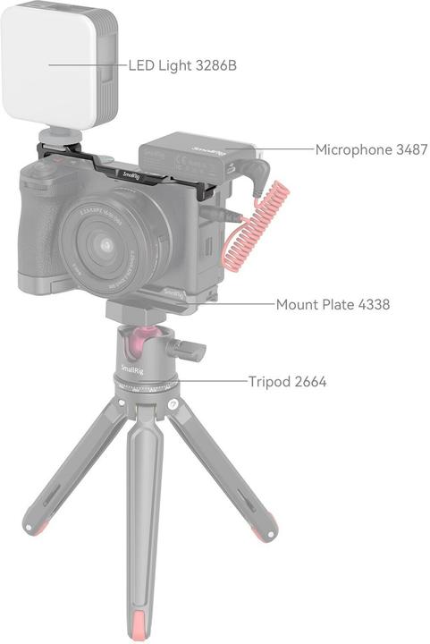 Actual product image SmallRig Mount Plate Sony Alpha 6700 Dual Cold Shoe