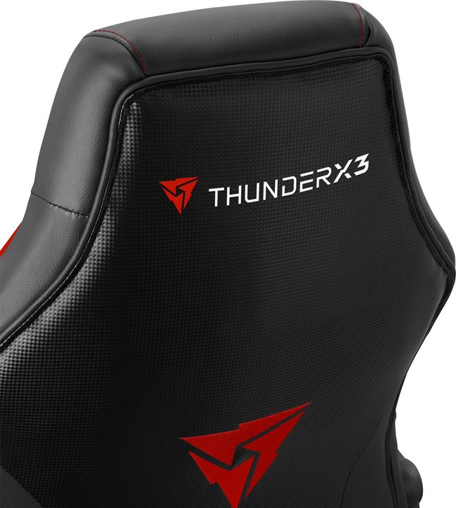 Actual product image Thunder X3 Gaming chair Aerocool EC1 AERO-EC1-BR (black and red colour)