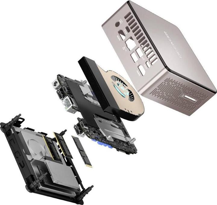 Image du produit Geekom Mini PC A 5 () AMD Ryzen 7 5800U 32 GB RAM 512 GB SSD AMD Radeon Gra (512 Go, 32 Go, AMD Ryzen 7 5825U, Radeon RX Vega 8)