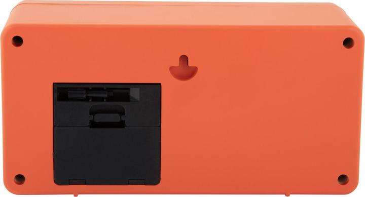 Produktbild Karlsson Wandklok Retro Boxed Flip - Helderoranje - 20x10x10cm - Wandklok Scandinavisch (20 x 10 x 10 cm)