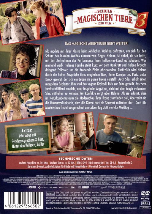Produktbild Die Schule der magischen Tiere - Teil 3 (DVD, Deutsch)