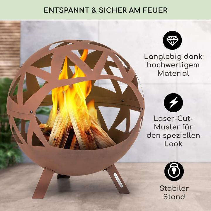 Produktbild Blumfeldt Robuste Stahl-Feuerschale 68 cm