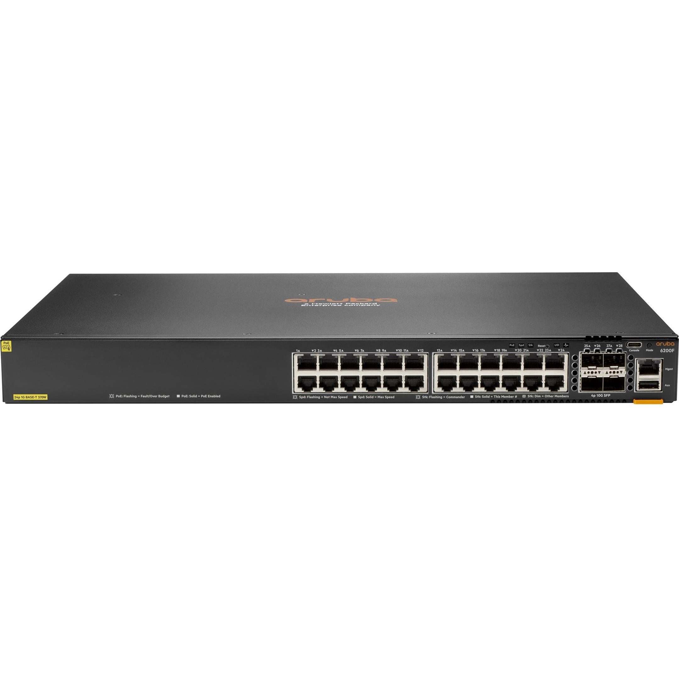 Aruba Grigio Hpe Networking Cx 6200F 24G 4Sfp Switch Ue It (24 Porte), Switch Di Rete,