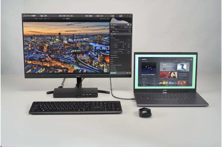 Image du produit Acer Station d'accueil Thunderbolt 4 T701 avec câble d'alimentation EU ADK250 (Thunderbolt, 1 portion)