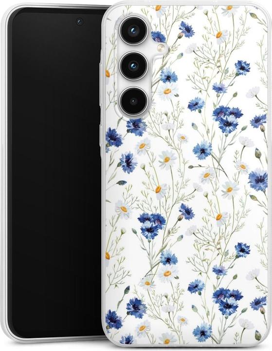 DeinDesign Slim Case fr Samsung Galaxy A35 5G Silikon Hlle Ultra Dnn  Handyhlle Blume Blumen Muster