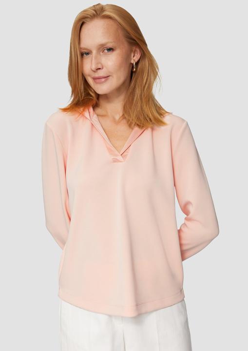 Produktbild s.Oliver Sweatshirt Kapuzenshirt mit Satin-Details (44)