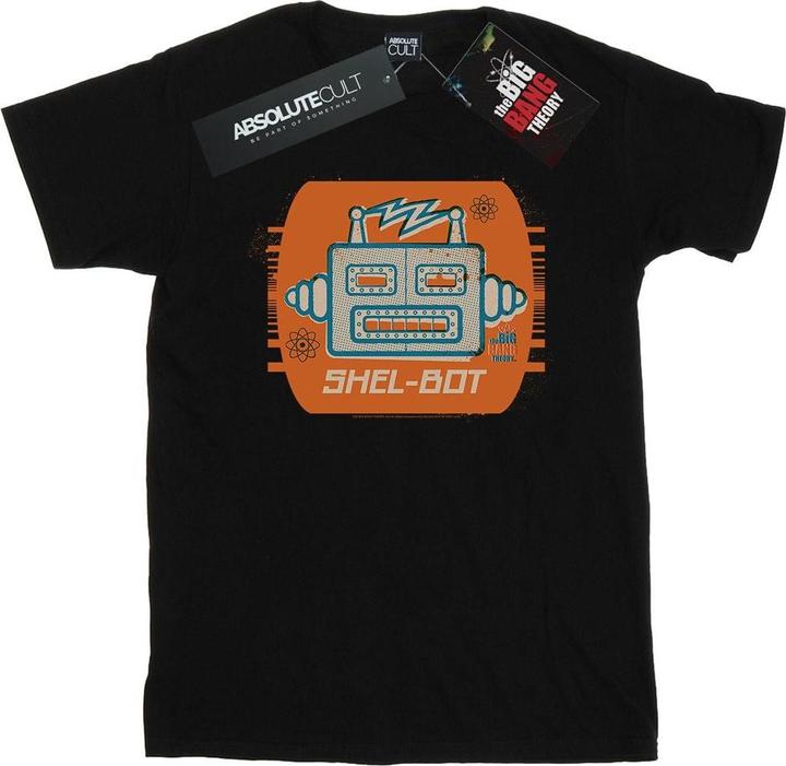 Actual product image Dam Mens Shel-Bot Icon T-Shirt (S)