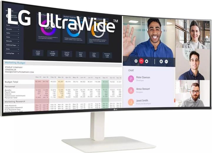 Image du produit LG 38WR85QC-W (3840 x 1600 pixels, 37.50")