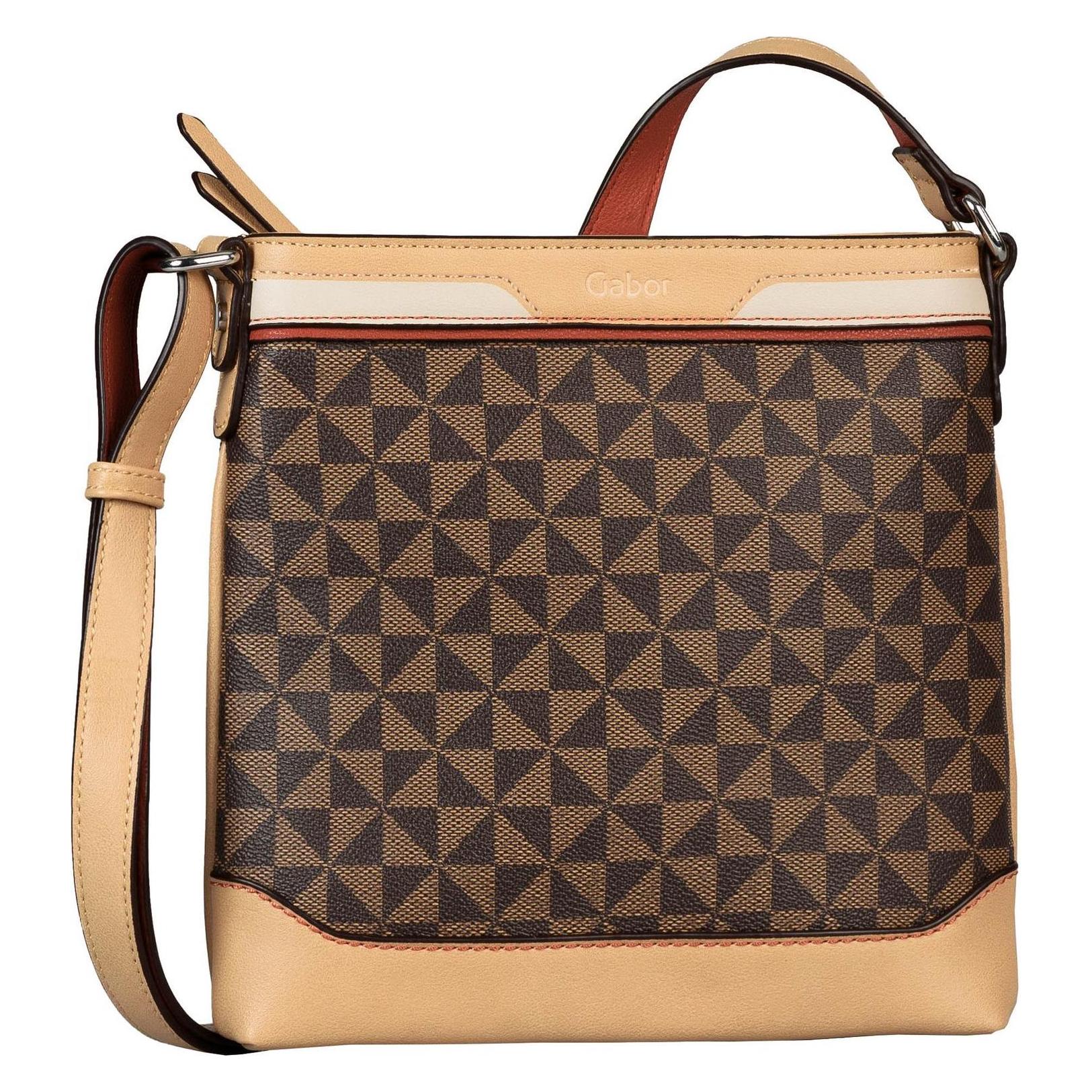 Gabor, Damen, Handtasche, Barina Winter Cross Bag, Braun, Mehrfarbig